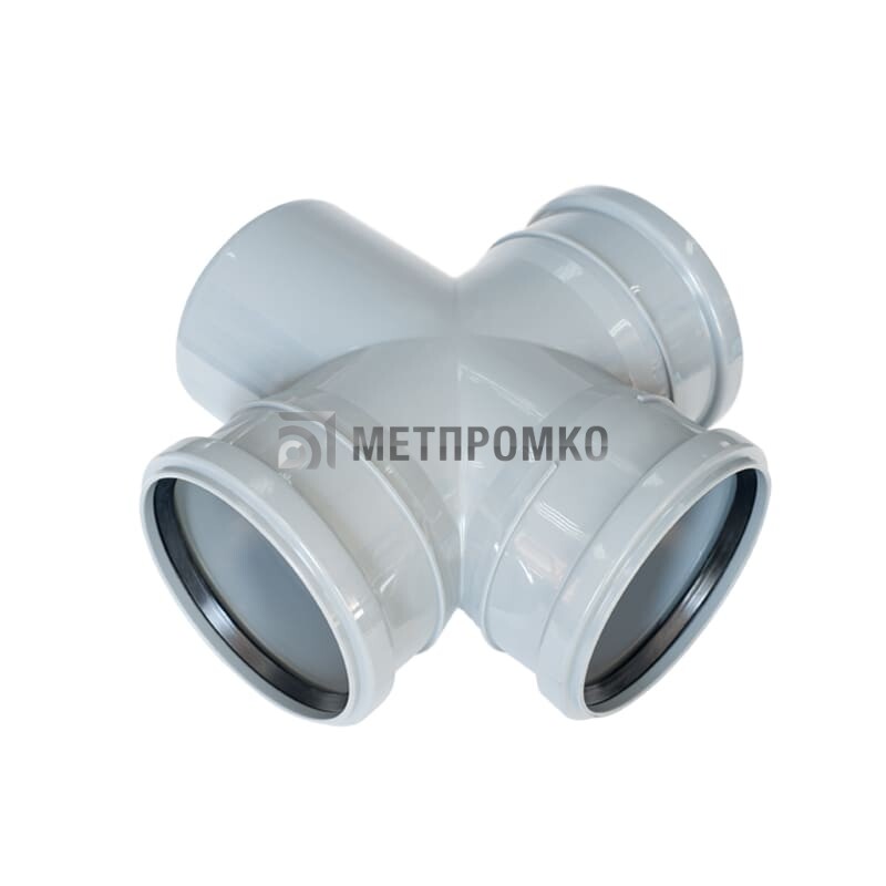 Крестовина полипропиленовая PPR 110х50 мм 87°