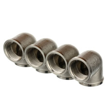 Колено трубы 90 мм 60°