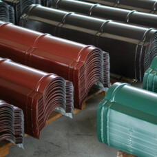 Конек кровельный круглый оцинкованная сталь полимер