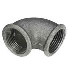 Отвод чугунный ВЧШГ оцинкованный с ЦПП раструбный (ОР) ВРС 100 мм 60°