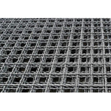 Сетка рифленая ЧР стальная 1.6x1.6x0.9 мм ГОСТ 3306-88