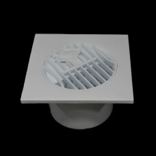 Трап полиэтиленовый 110 мм 15х15 мм вертикальный регулируемый